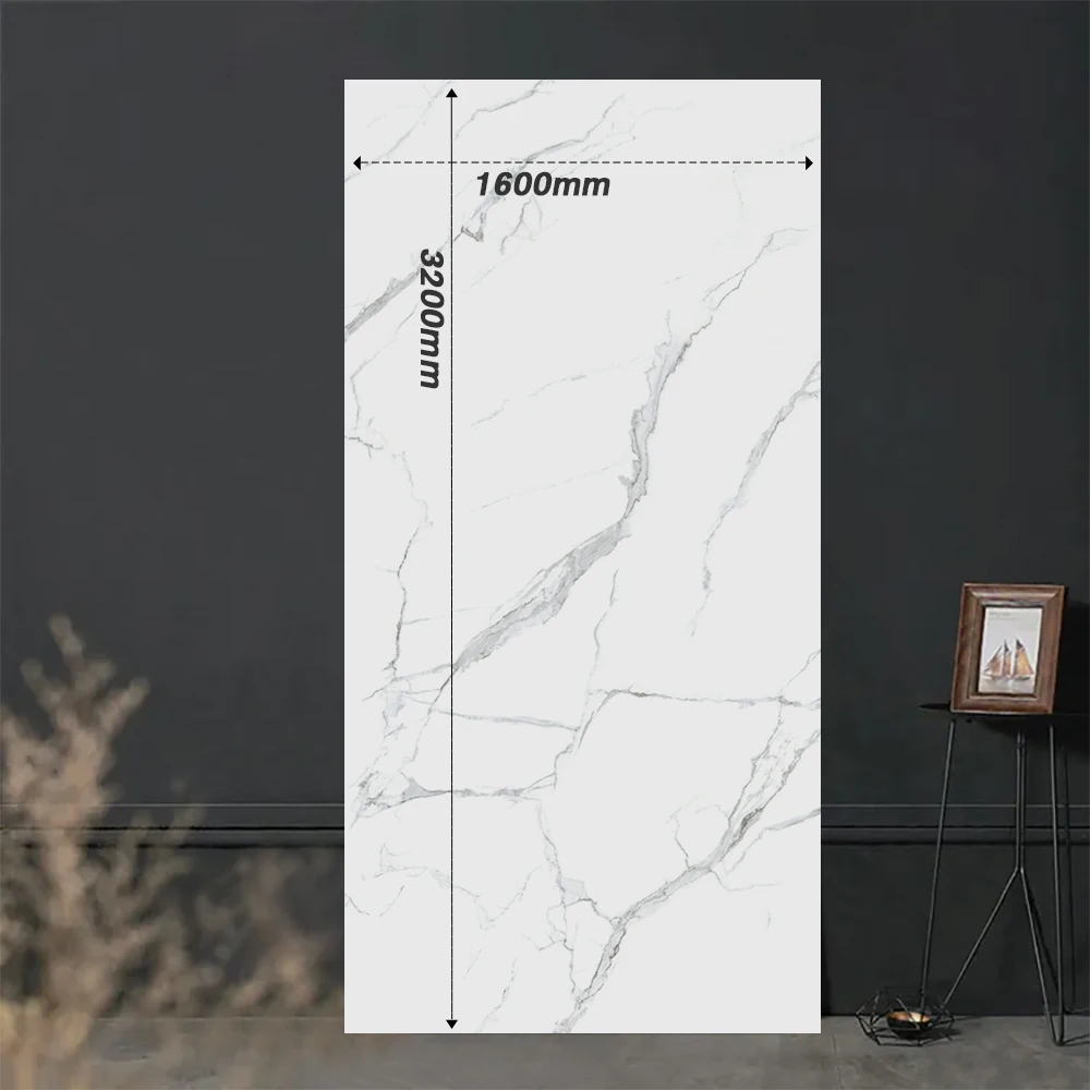 China Factory Professional Wholesale Calacatta Marble Slabs Sintered Stone Porcelain Slabs Ceramic Tiles 1600x3200mm