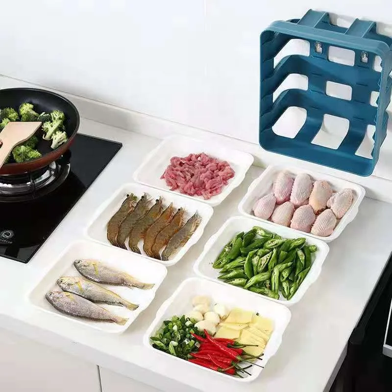  Многослойная кухня мульти-функциональный прямоугольный для тушеного мяса с лоток блюдо подготовка наружных осветительных