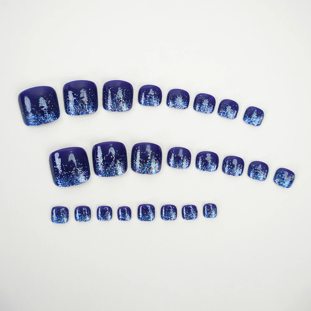 verified wholesales nails  Pedicure Artificial Toe Press on Nails Salon Quality wholesale factory supply good quality long last