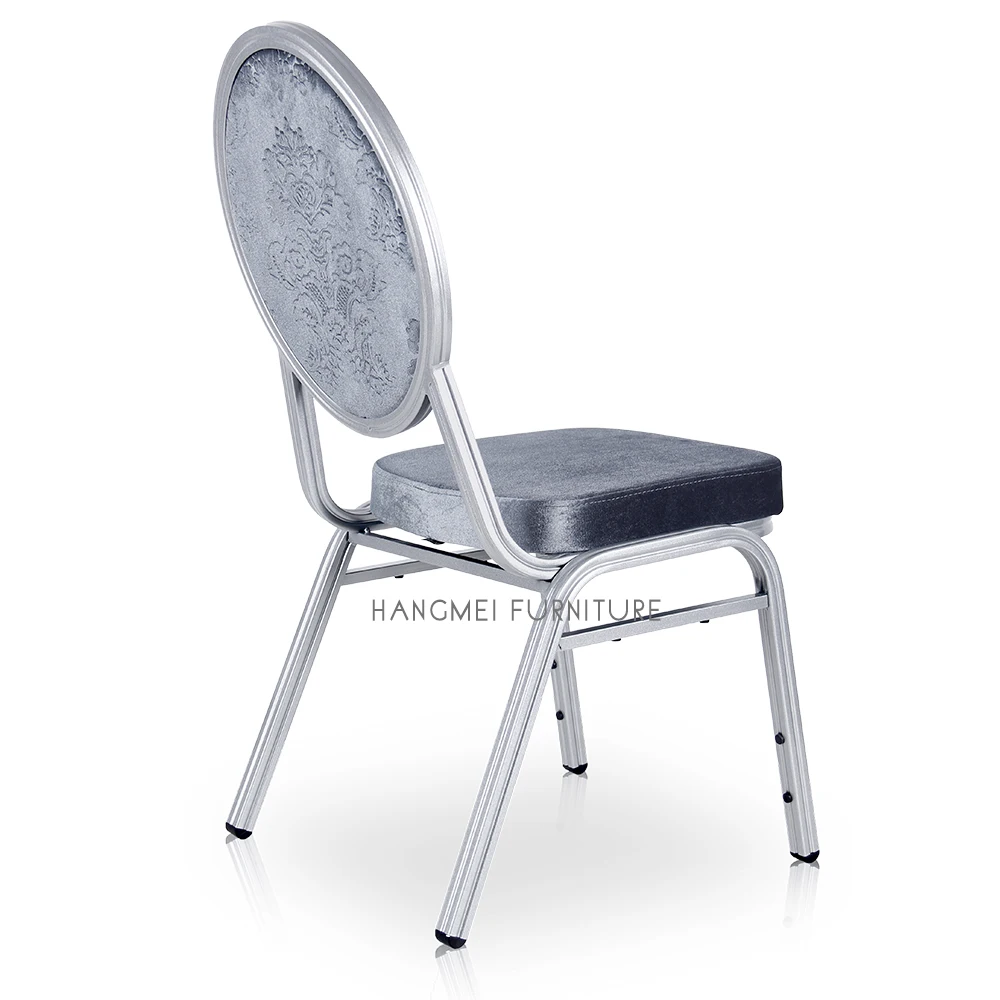 Moroccan Style popular wholesale metal iron stacking wedding event hotel furniture dining banquet hall chair