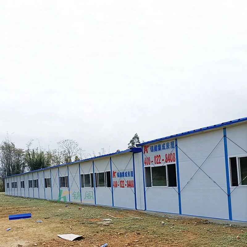 Custom Modular easily assembled Temporary K Type Construction Site House Labour Camp Prefabricated House