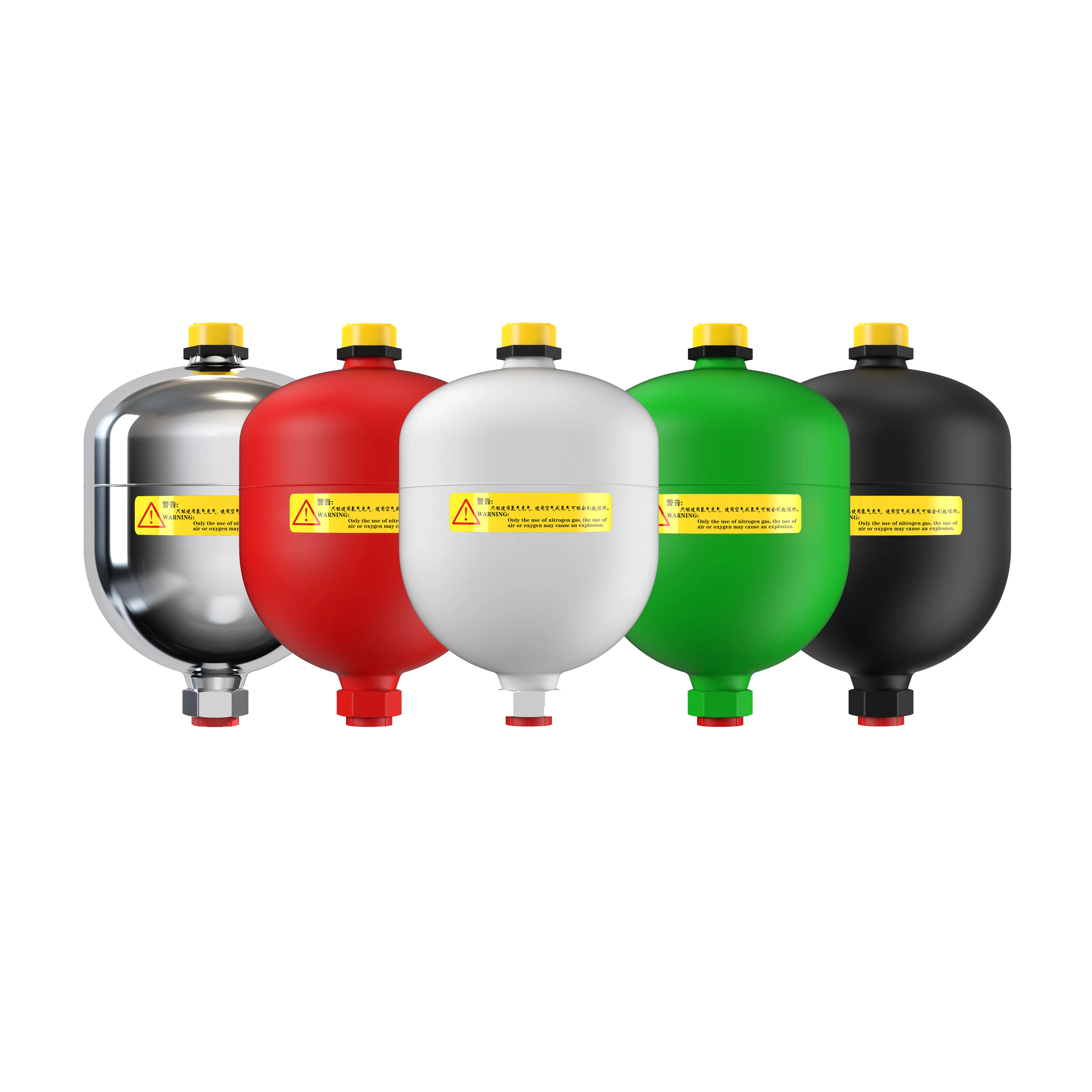 piston accumulator 0.16L 0.32L 0.5L 0.75L 1L 1.4L 2L 2.5L 2.8L Replace Bladder Stainless Steel Diaphragm Accumulator