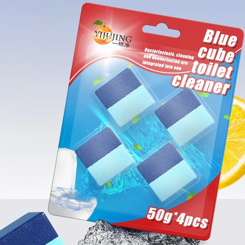 blue block custom toilet bowl cleaner table blue-bubble flush toilet cleaner block wc detergent
