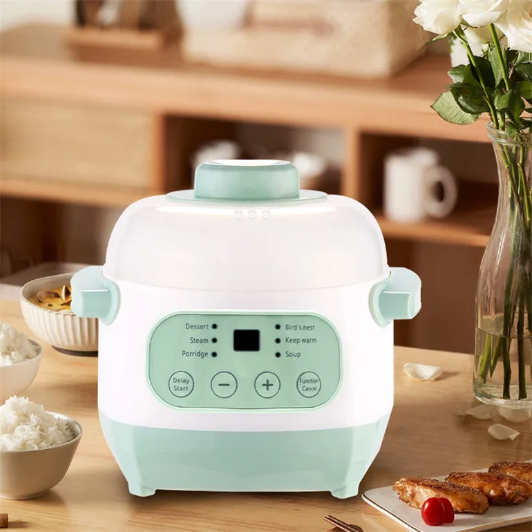 High Quality Hot Sale Useful Electrical Household Mini Slow Cooker Stew Pot With 1L Capacity