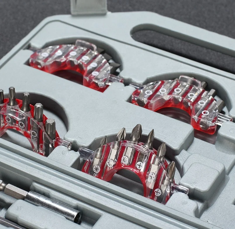40 pcs T Handle Socket Wrench Torque Screwdriver Bits Hand Tool Set