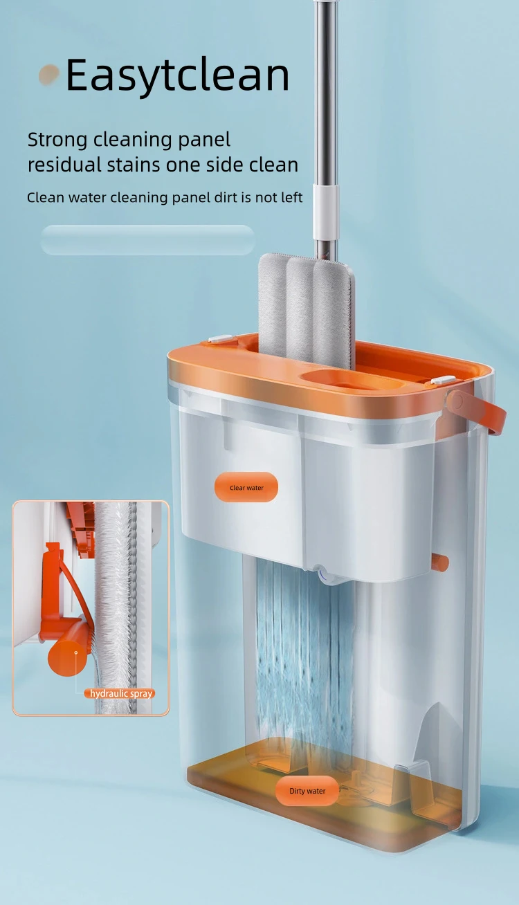 Orange clean stain separation Magic Mop Mopping Cleaner Floor Cleaning
