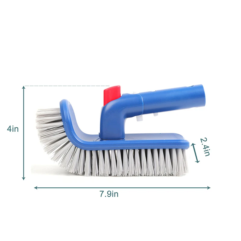 Baobiao OEM Rotatable Commercial Swimming Accessory Spa Pool Table Rail Economy Vacuum Jet Brush 360 Set