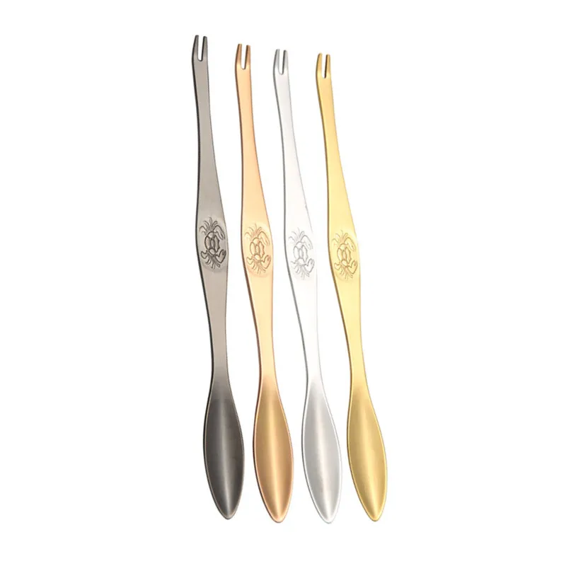 
A tool for digging crab meat household Lobster Crab needle Stainless steel Crab fork 