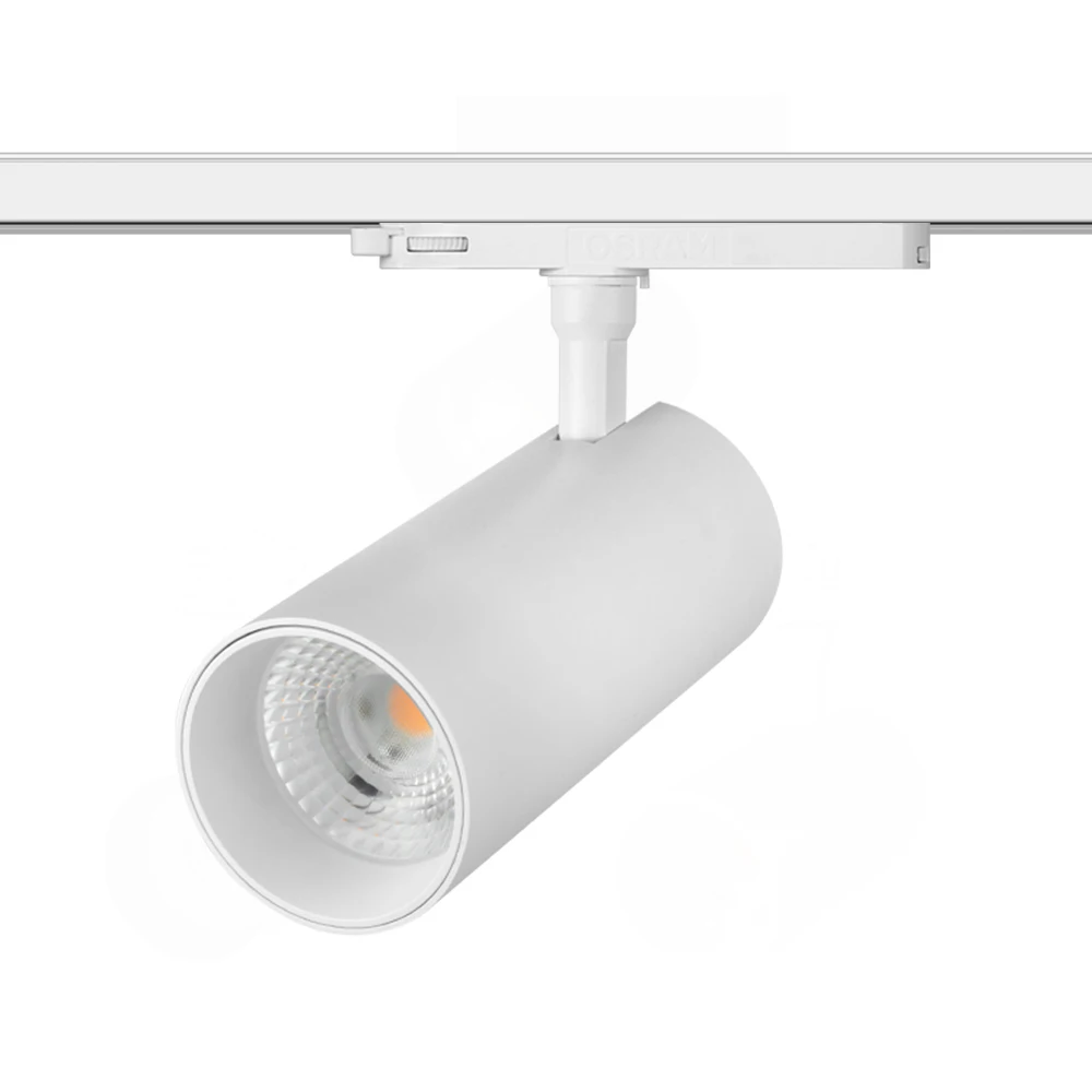  High bright 3 phase 4-wire CRI90 15/24/36/60 degree 20W-42W smart dimmable COB led track