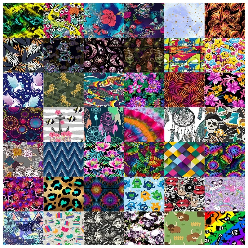 Manufacturer Supplier 2023 New Casual Abstract Flower Printed Round Neck Short Sleeve Midi Dresses Women Custom Clothing