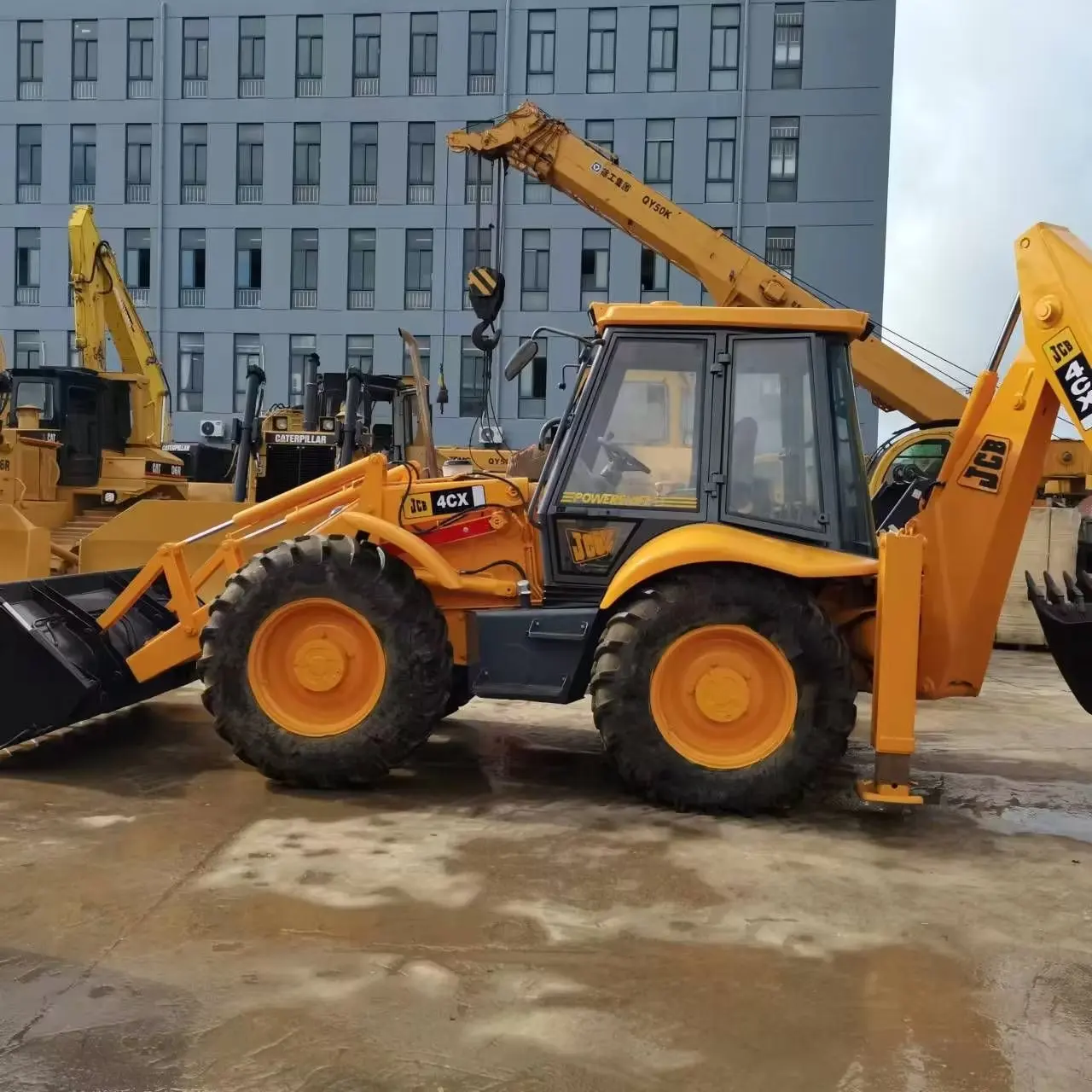 Used JCB 4CX Backhoe Digging Wheel Loader Made in UK Second Hand Construction Work Machine JCB 4CX Used Tractor Backhoe