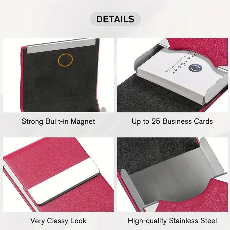 custom leather cigarette case wallet designer leather cigarettes box holder Business Cardholder ID Card Case Wallet