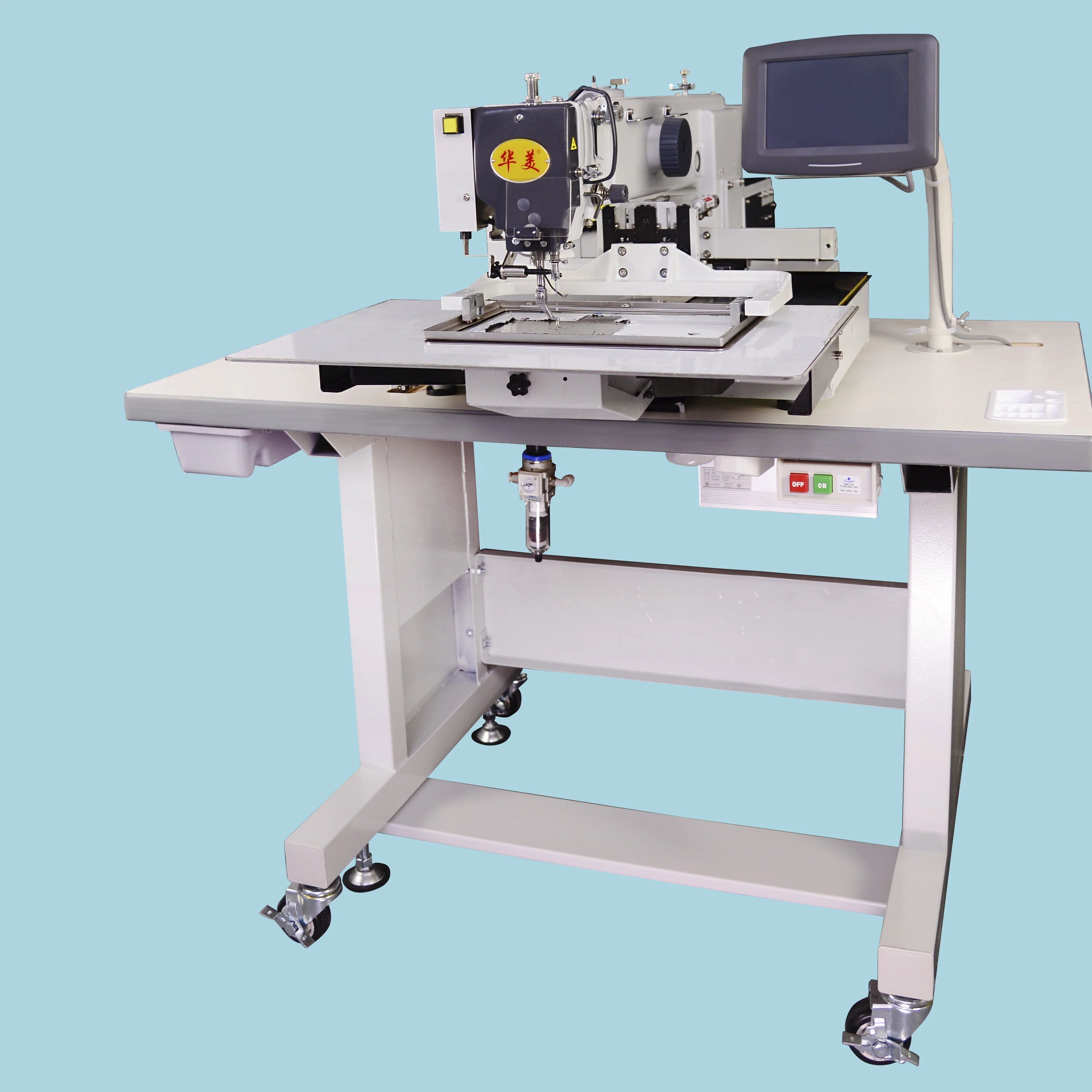 Хит продаж швейная машина для ПЭТ-игрушек с компьютерным рисунком 12 мм макс. толщина швейной машины HUAMEI 200 кг