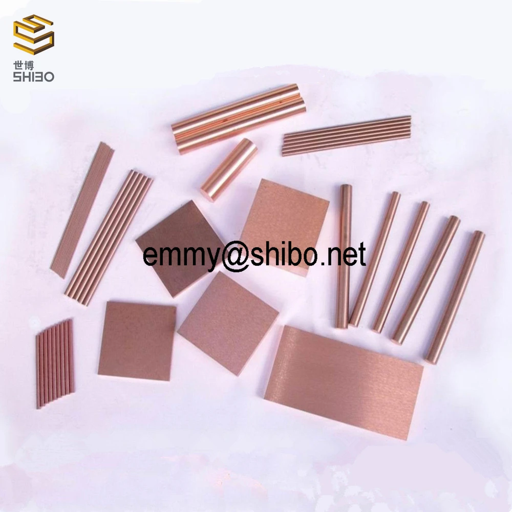 original manufacturer W70Cu30 tungsten copper alloy rod for spark electrode