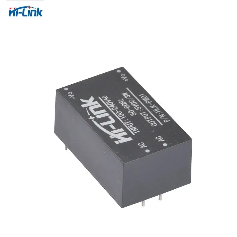 AC-DC isolation power supply module HLK-PM01 3W 5V 600MA 220V to 5V household switch step-down power supply module