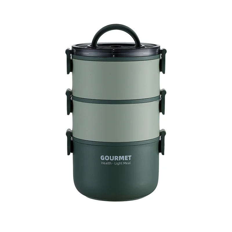 Портативный изолированный Ланч-бокс Bento из нержавеющей стали, пищевая коробка для школы