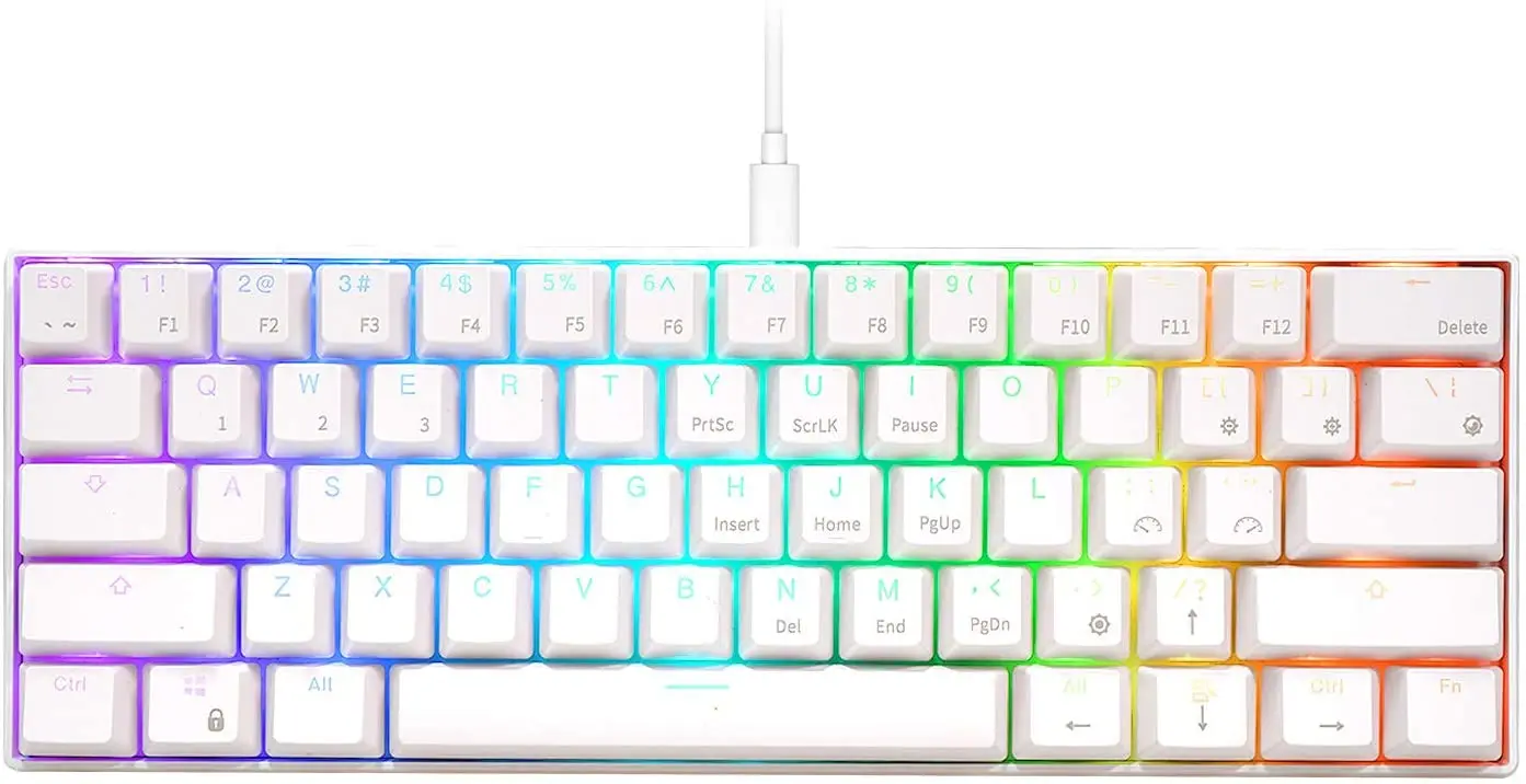 2021 Best SEll Factory Price Led Breathing light Gaming Mechanical keyboard for rk61 gaming keyboard