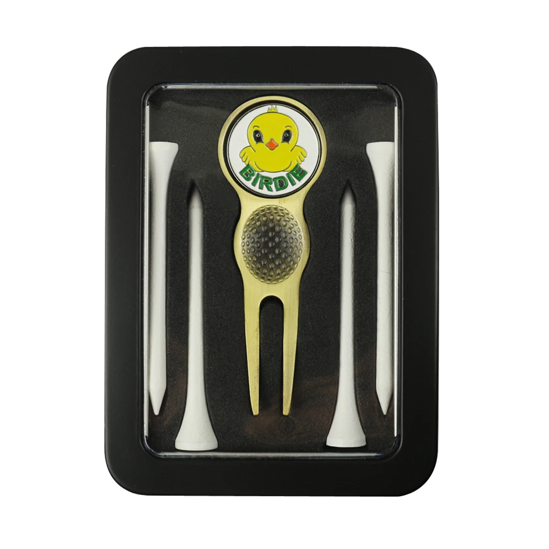 Factory Wholesale Custom Golf Accessories Series Golf Gift Set With Golf Tee Magnetic Divot Tool And Ball Marker