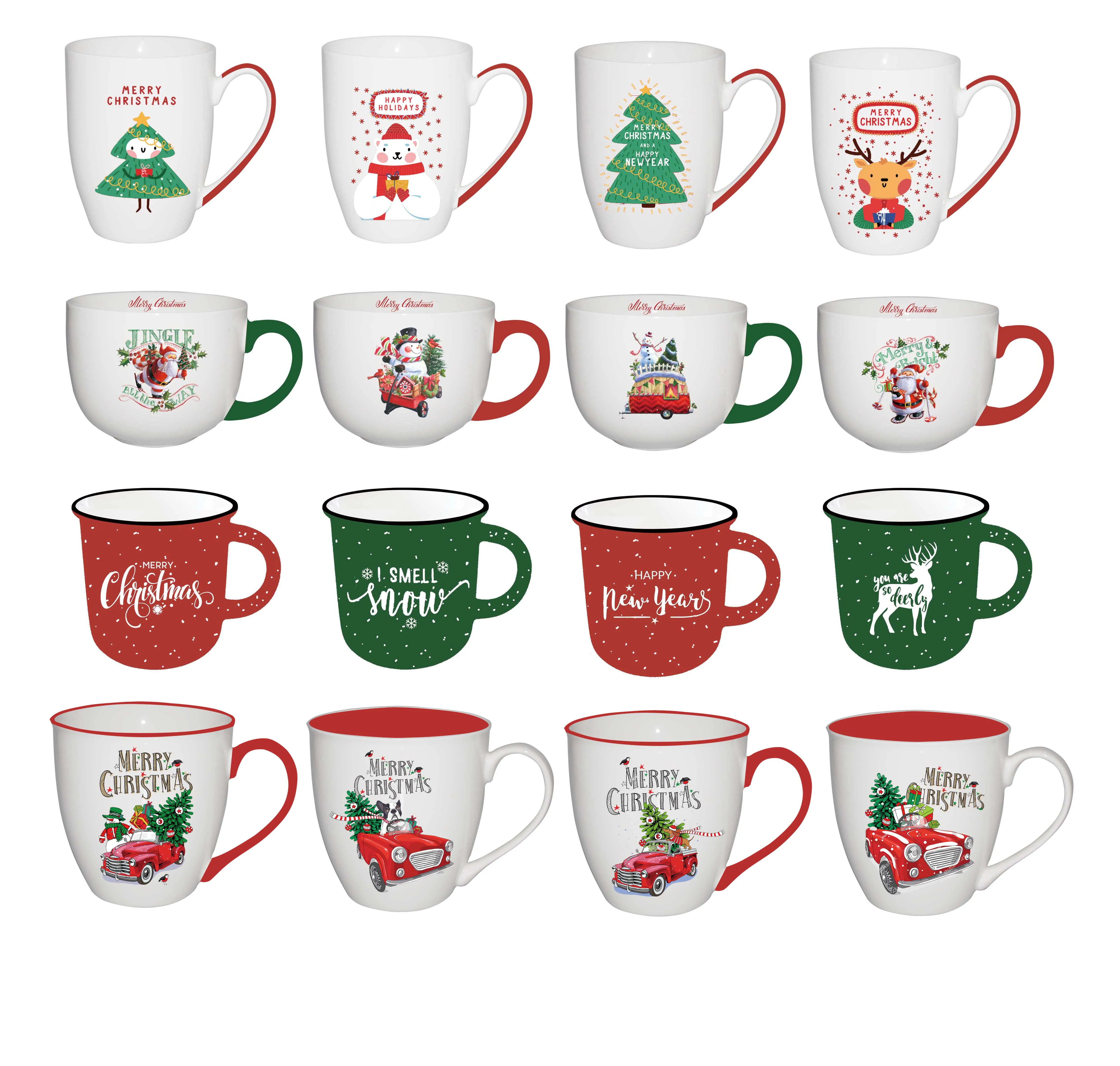 Christmas Mug Custom Made Printing Logo Ceramic Cup