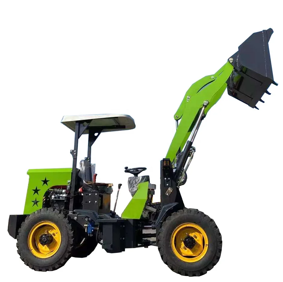 Hot sale mini wheel loader 0.6t 1t 1.5t 1.6t 1.8t 2t 2.2t 2.5t 3t closed cabin underground avant timber loader 4 in 1 bucket