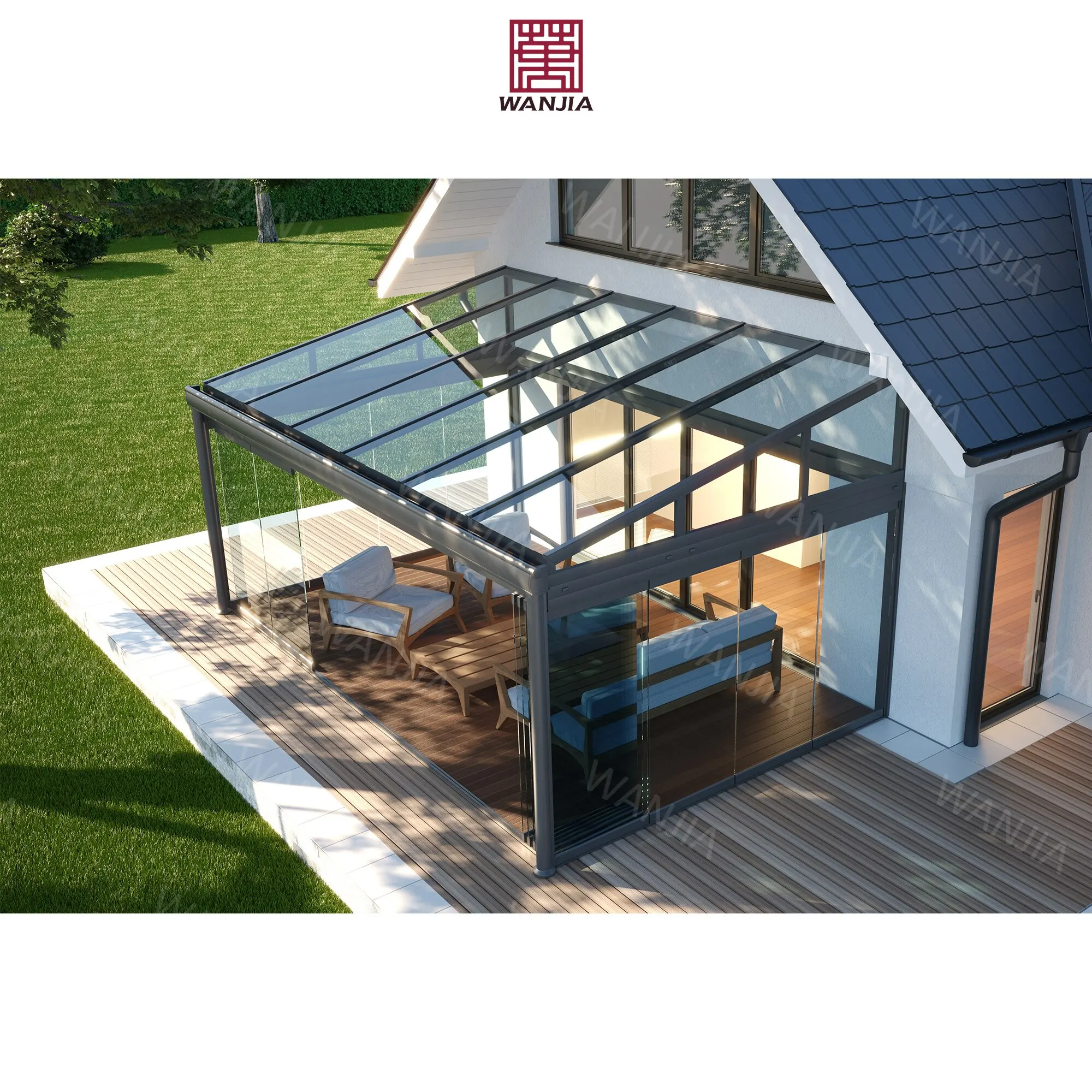 Innovative Integrity Supplier Conservatory Garden Greenhouse Room Premium Patio Aluminum Glass Houses Sunroom