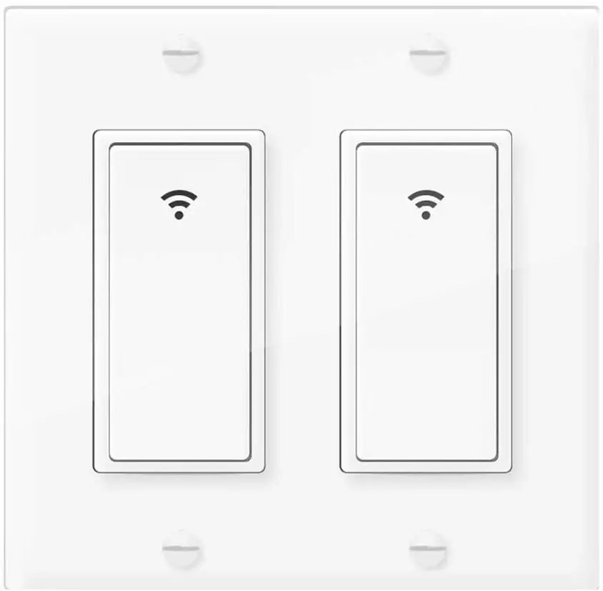 Однополюсный умный выключатель Zigbee, работает с Alexa, Google Home, не требует концентратора, нужен нейтральный провод