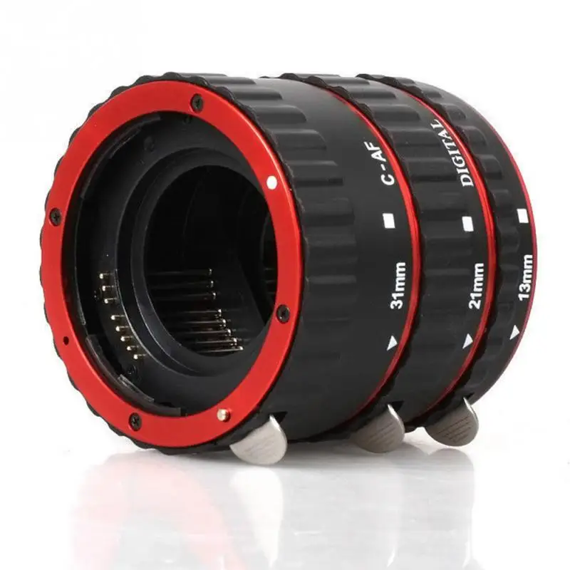 Адаптер для объектива с автофокусом AF макро Удлинительное Кольцо Canon EF-S T5i T4i T3i T2i 100D 60D 70D 550D 600D 6D 7D