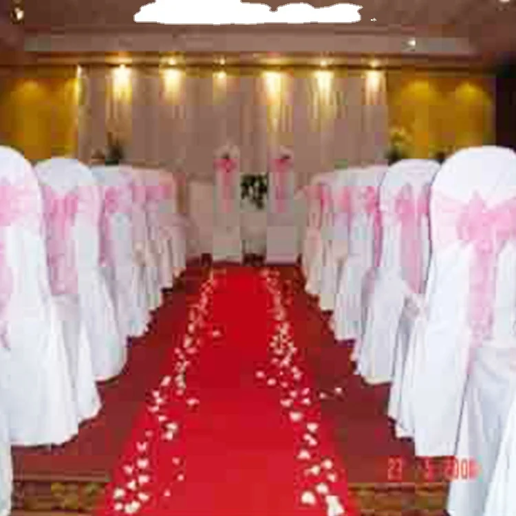 
Wholesale customized good quality 100% Polyester cheap custom fancy wedding chair cover 