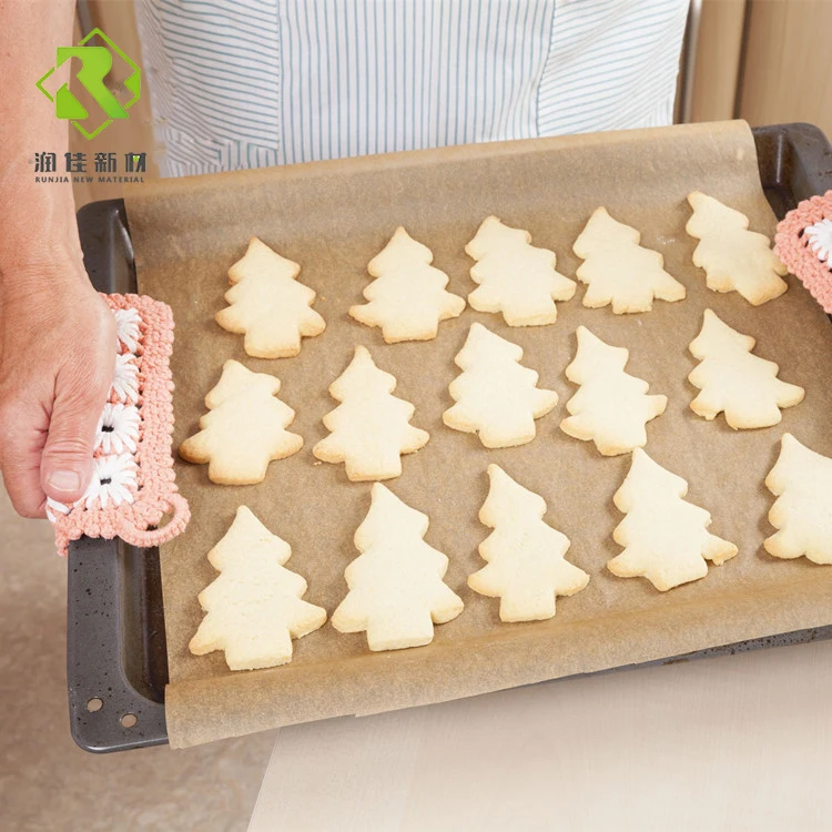 High quality waterproof greaseproof air fryer parchment paper food grade baking silicone oil wrapping paper