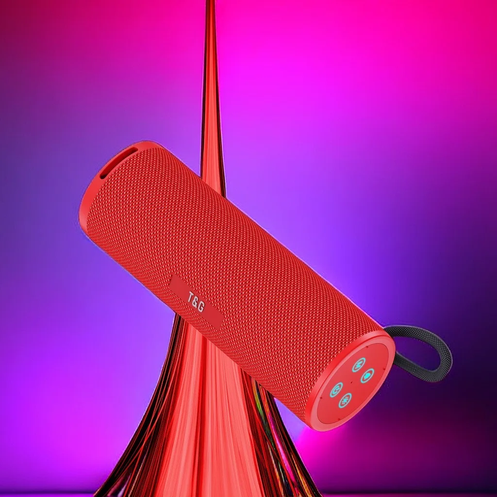 TG421 speakers audio system sound powerbank rechargeable 12w subwoofer wireless speaker led wireless speaker