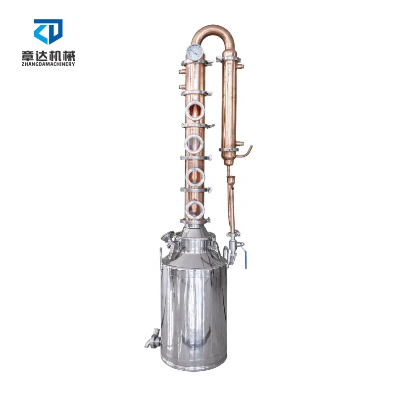 Column distillation machine electric heating distiller moonshine  alcohol  home distillers 50L