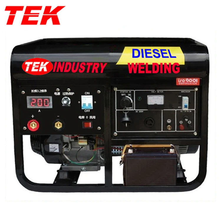 DFW-250A DFW250A DFW-250 DFW250 Portable Mini Holder Rod Stick  Diesel Engine Generator Welding Set OEM