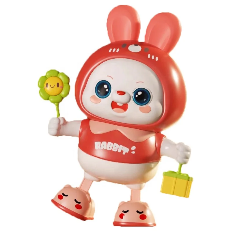 New Rabbit Cute Cartoon Montessori Baby Toys Electric Singing Dance Children Early Educational Toys