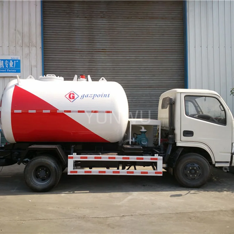 5000L LPG газ bobtail 2 5 тонн транспортный Баузер с насосом и расходомером