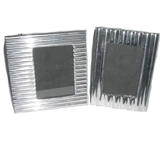 Picture Photo Frame, Cast Aluminum Photo Frame with Mirror Polish Home Decor Metal Photo Frame