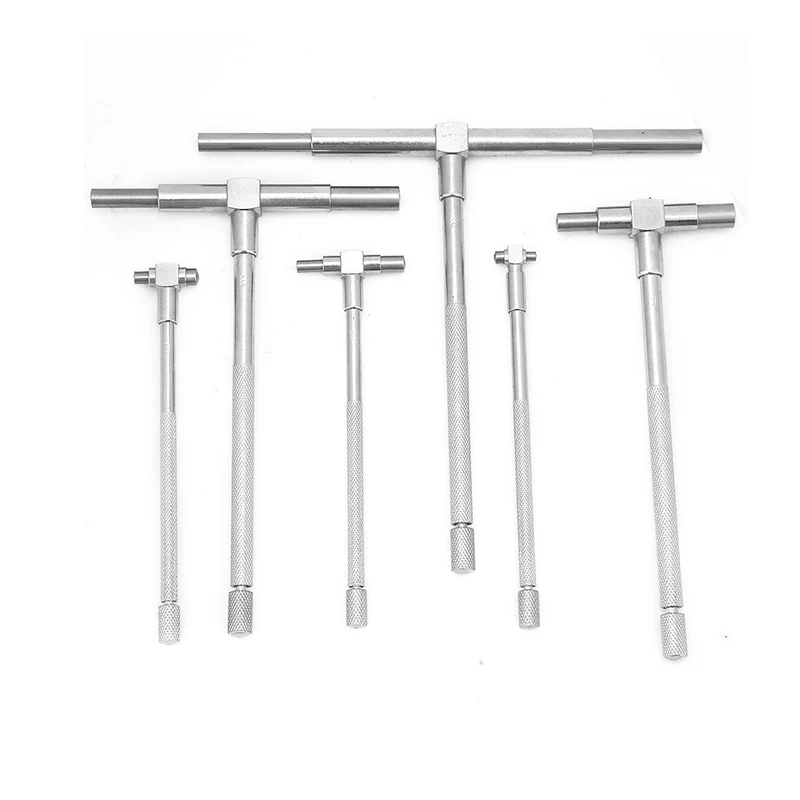 6Pcs Set Telescopic Gauge Set Micrometer Measurement Bore Engineers Kit 8-150mm