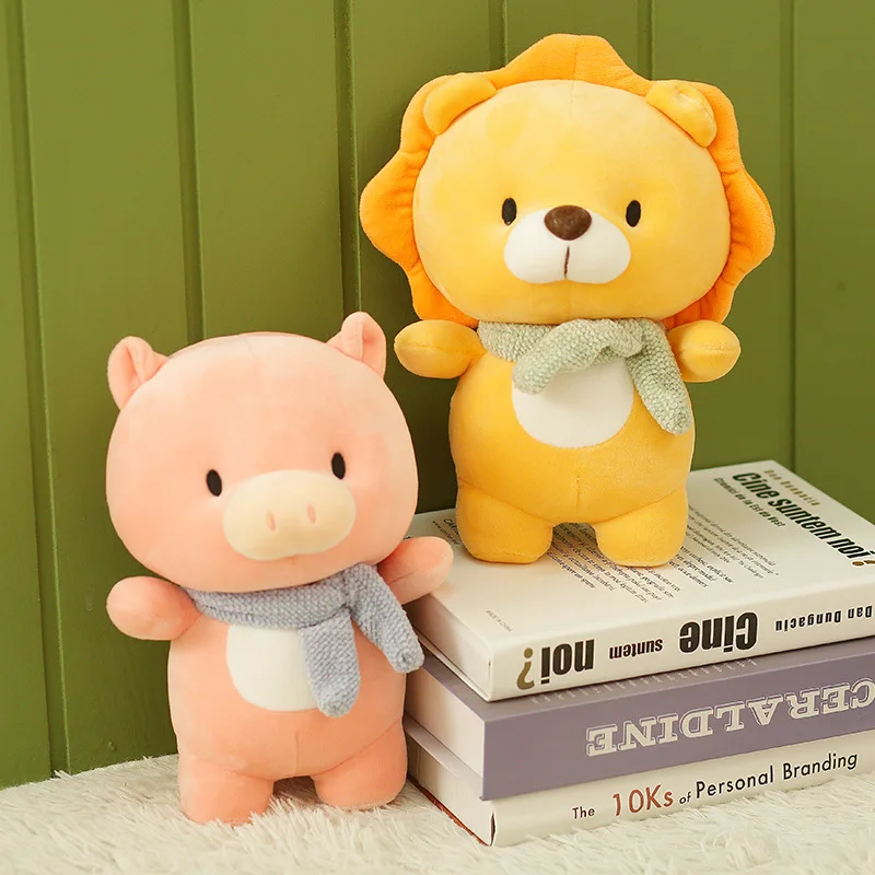 Рекламная кукла-динозавр со львом