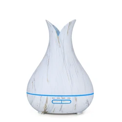 LED Scent Air Ultrasonic Aroma Essential Oil Diffuser Humidifier Wood Aromatherapy Diffuser With Light