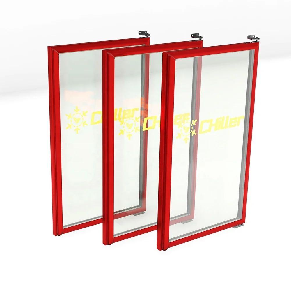supermarket equipment glass display doors for walk in cooler beer cave cooler doors factory