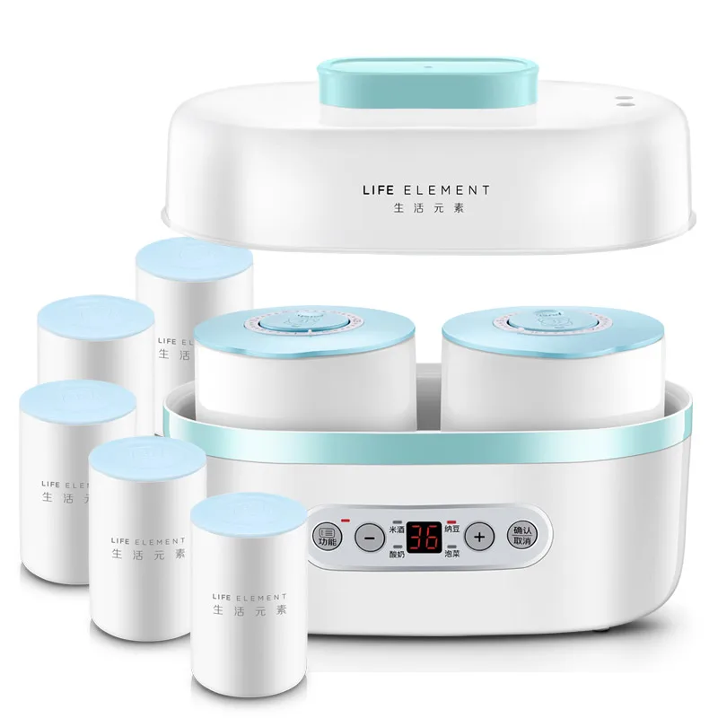 1.0L Professional Yogurt Maker Machine with Seven Ceramic Jars Design Your Need