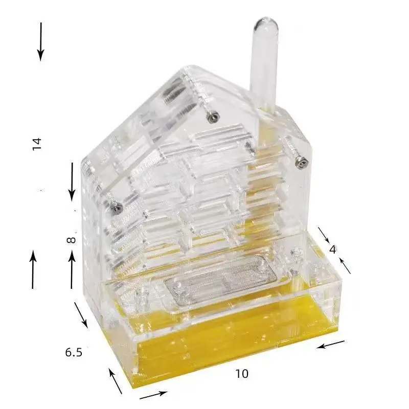 Acrylic Ants Housing Nest Insect Cage Feeding Ant Farm single Test Tube acrylic reptile cage ant moat