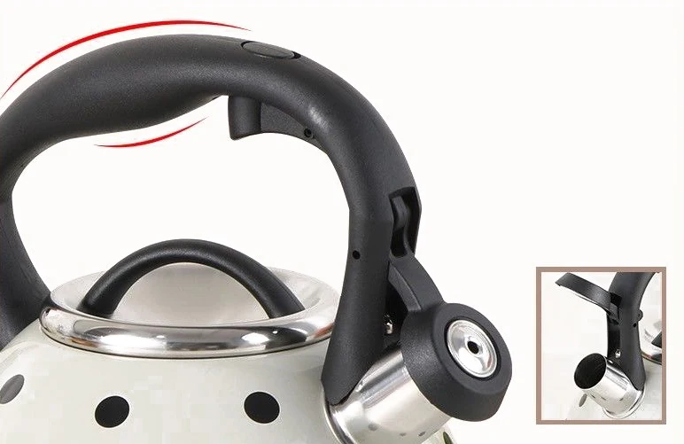 Fashion Spot Multiple Color With Loud Whistle Electric And Gas Stove Top Portable Water Pot Whistling Kettle