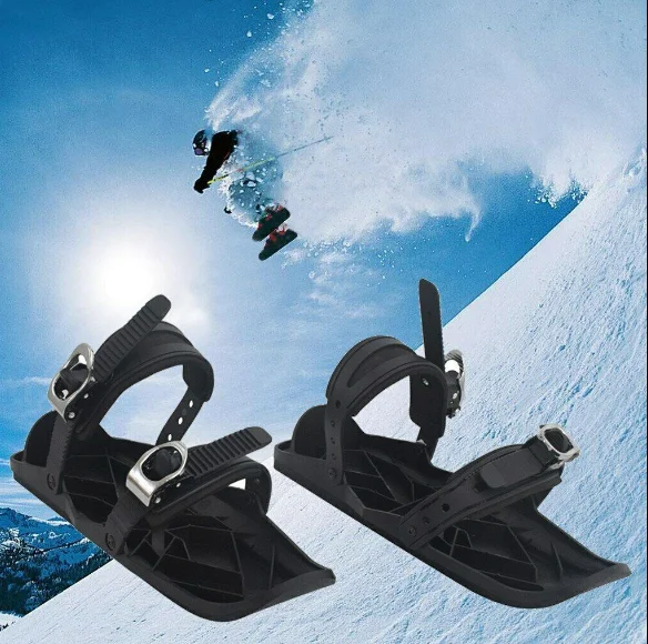 Unisex Skate Shoes Durable and Adjustable  Non-Slip Lightweight Shortest Plastic Adult Mini Skis