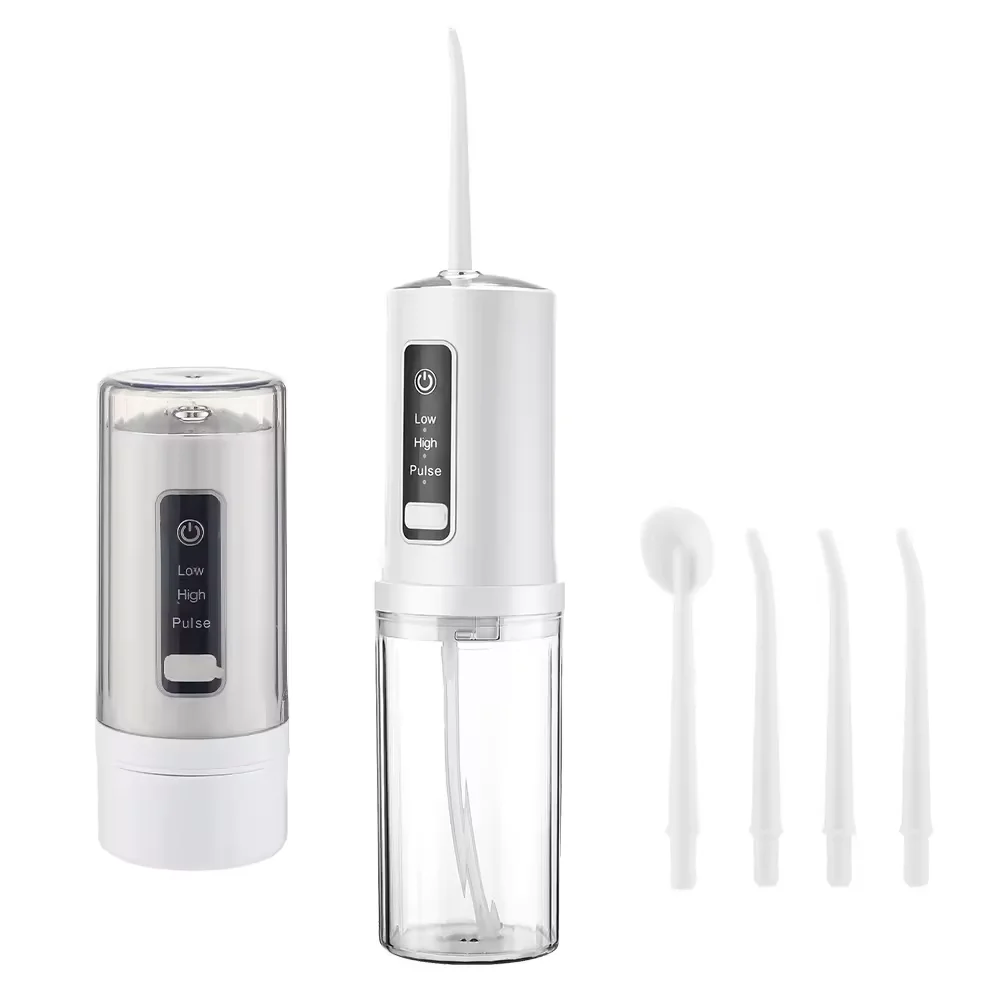 200ML Water Flosser Oral Irrigator Rechargeable Electric Water Flosser Dental Oral Irrigator Portable Teeth Cleaning Home Use