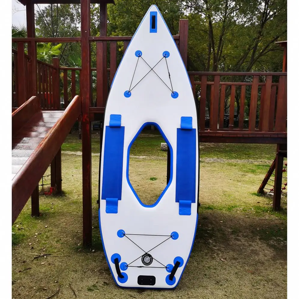 1 Person Racing Surfboard Outdoor Fitness Ocean Adventure Double People Aqua Bicycle Sports Inflatable Floating SUP Water Bike