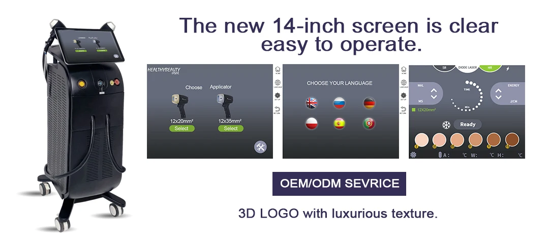 50%DISCOUNT! 808nm diodes laser beauty equipment diode laser triple waves germany diode laser hair removal machine