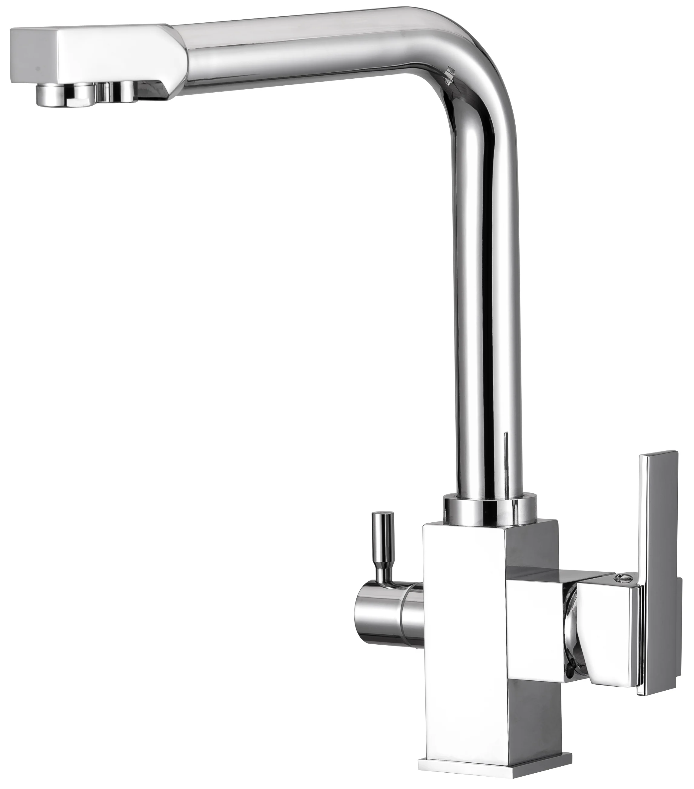 
square base 3 way kitchen tap water filter 