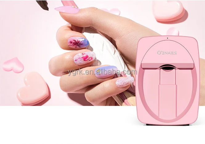 O2NAILS Smart Nail Printer M1 Nail Art Printing Machine With Metal Case for Home Usage and Nail Salon