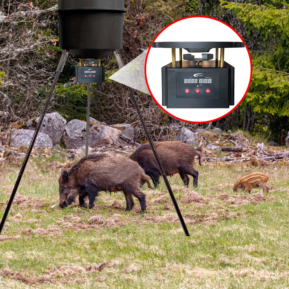 Wild boar/deer/Turkey wild hunting game automatic deer feeders/Deer Feeder Timer 12V