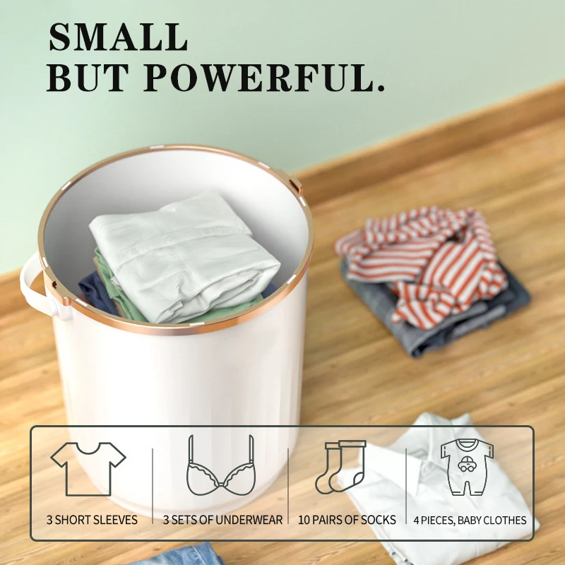 Single bucket separate mini washing machine Pulse washing machine semi-automatic 1.8kg portable electric plastic spinning dry